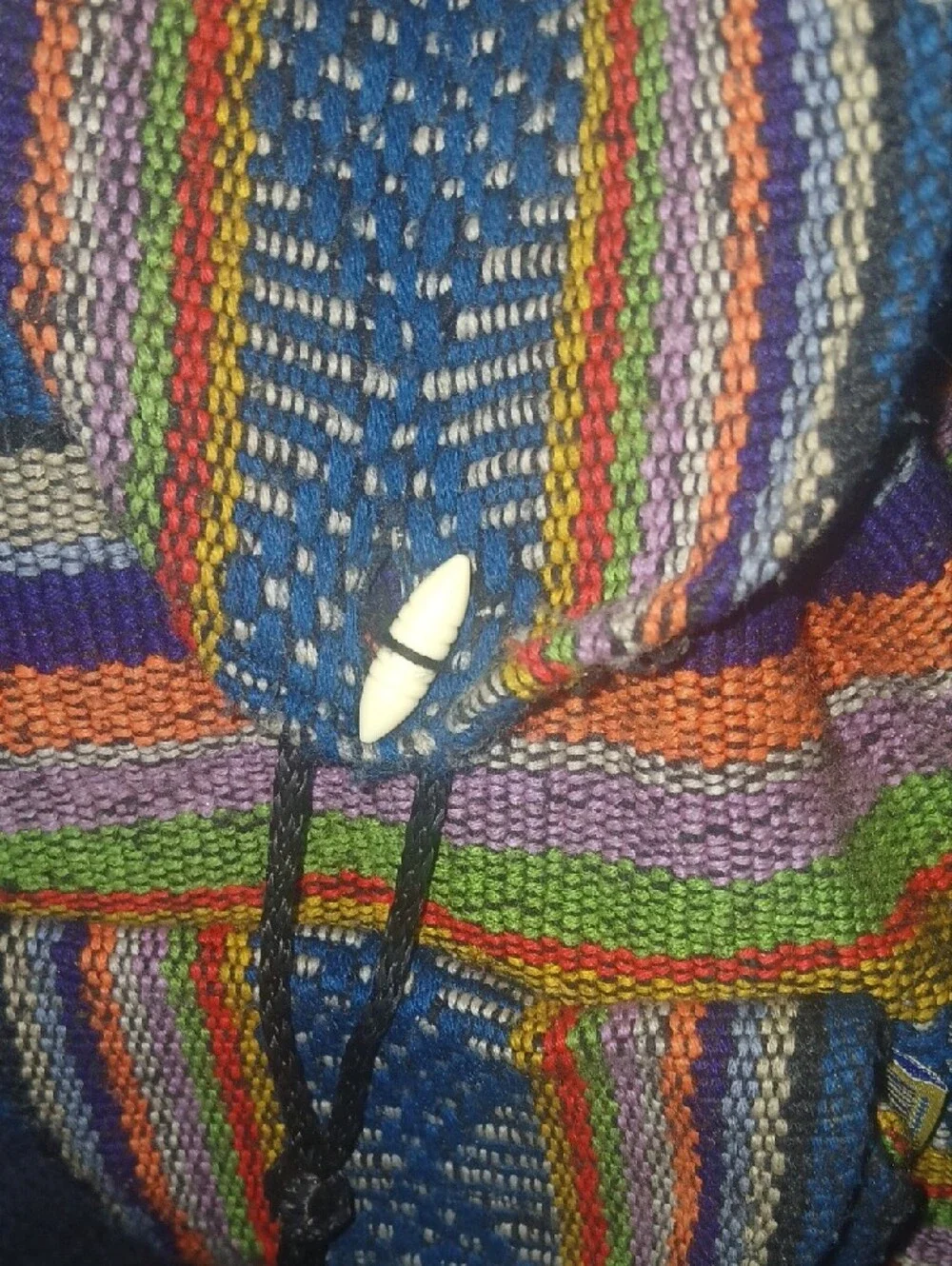 Pinzon Multicolor Hippie Mini Backpack